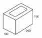 Line drawing of the 200 series three quarters grey block