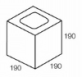 Line drawing of the 200 series half grey block