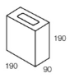 Line drawing of the 200 series quarter grey block