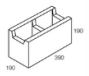 Line drawing of the 200 series channel grey block