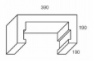 Line drawing of the 200 series cleanout grey block